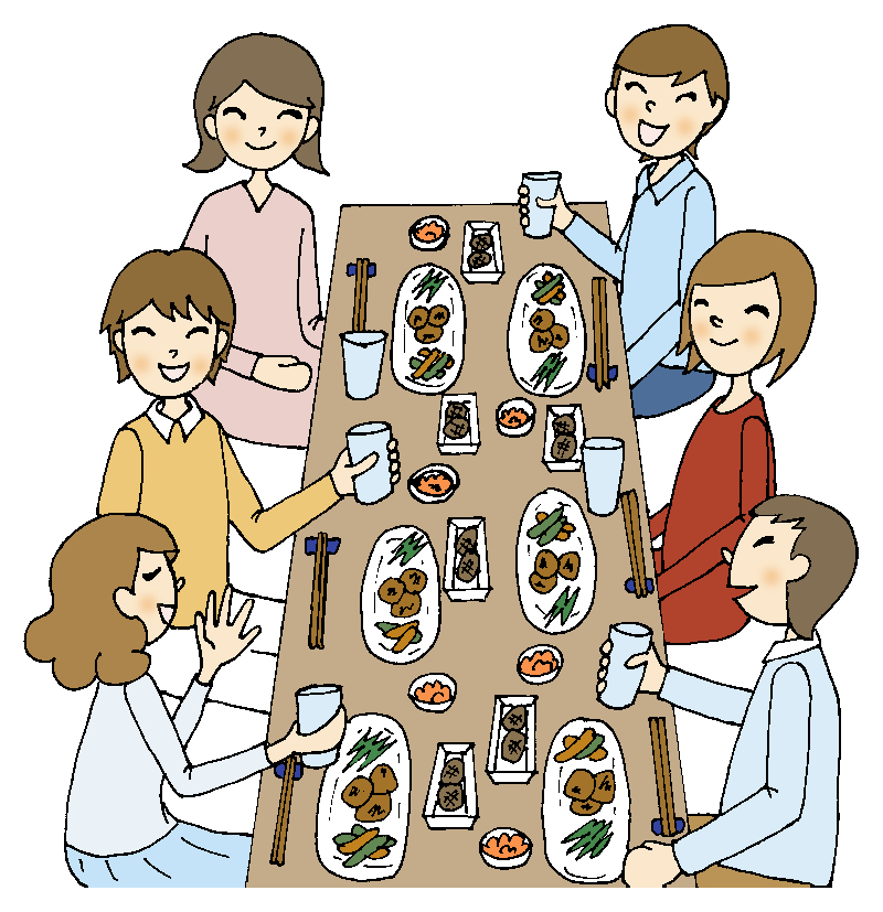 居酒屋での飲み会