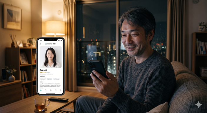 40代に合うマッチングアプリ」